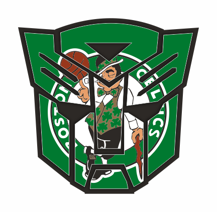 Autobots Boston Celtics logo iron on paper